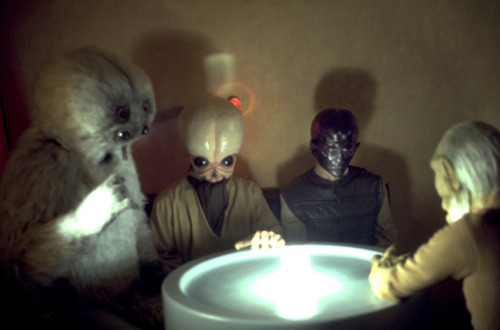 zubat:  Vintage publicity stills take us inside the infamous Star Wars cantina. There&rsqu