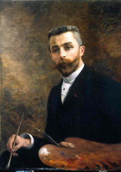 André Brouillet (1857–1914), Self-portrait.