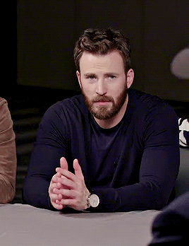 chirsevans: whitewolfbucky:‘Avengers: Endgame’ Cast Full Roundtable Interview  | Entertainment Weekl