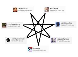 afraiddave:  The circle is complete, the dark ritual can now begin!  We require a vessel for the summoning. Someone go abduct JonTron for us.