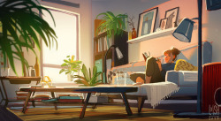 loish:scene practice ~ my living room! <3