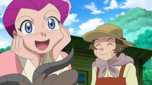 askgraphiteknight:kirbopher:cotton-gravy:[inconprehensible gibberish]…WHAT IS THIS EPISODE??Happy, bashful, lipstick-less Jessie is super moe. Bonus points for hair down.  and let me guess~….she chooses TR over happiness at the end of the ep.