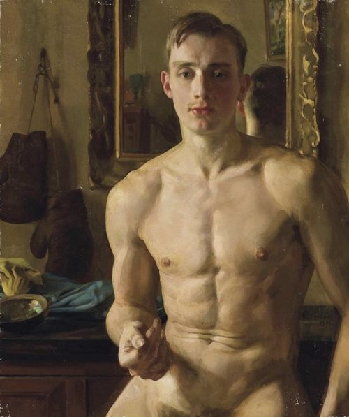 enchantemoimerlin:    Konstantin SomovLe boxeur, 1933  