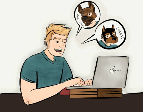 submissiveguycomics:Him: Okay, I’m on the site…mmm… so many to choose from… Maaa’aaaam, do you think