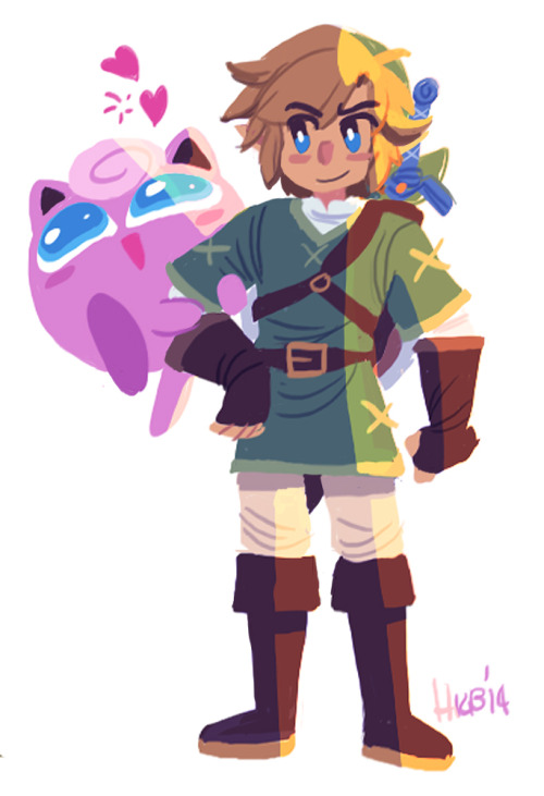 epicsmashtime:Drawing Link helps me relax from stress :)Anyone else want Jigglypuff back in Smash 4?