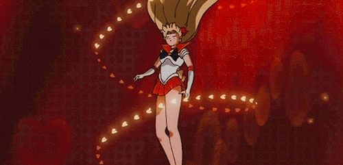 dailysailormoon: Venus Love-Me Chain is an attack used by Sailor Venus