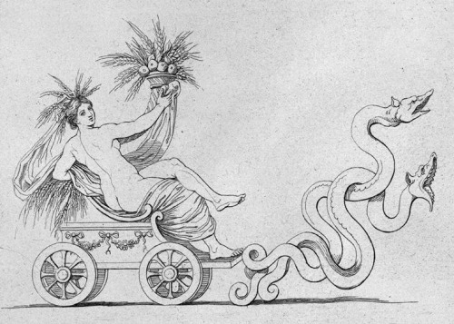hearthglow:Ceres, Mercury, & VenusRoman Chariot series - Part I by Giovanni Battista Piranesi