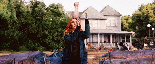 bevioletskies:wanda maximoff in every episode ever | 1x09 - the series finale“You, Vision…are the pi