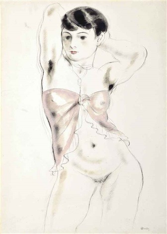 Nude with chemise , ca. 1925Charles Martin (French, 1848–1934)