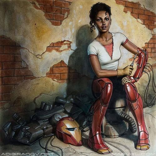 My cover for Invincible Iron Man #1  Hip-Hop Variant inspired by Missy Elliott&rsquo;s Under Con