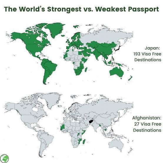 This World Map Shows Which Countries Hold the Most Powerful Passports