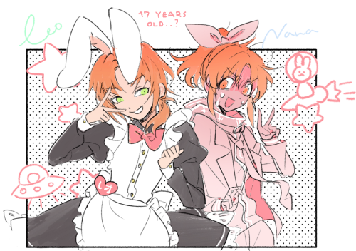 mmrkk:happy birthday to leo (5/5) ft. nana (5/15)  ☆ ☆ ☆