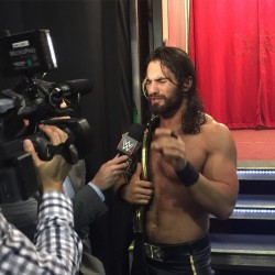 crazyaboutsethrollins:  glitter-glitz-becky-lynch:  wwe: “@wwerollins does a little post #RAW gloating about the reunited #Authority’s attack on #BrockLesnar”  sexy as hell