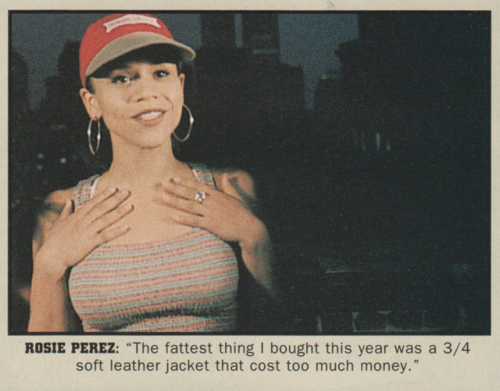 surra-de-bunda:Rosie Perez (1994)I like herevery time that I see her, I have good memories of the 90