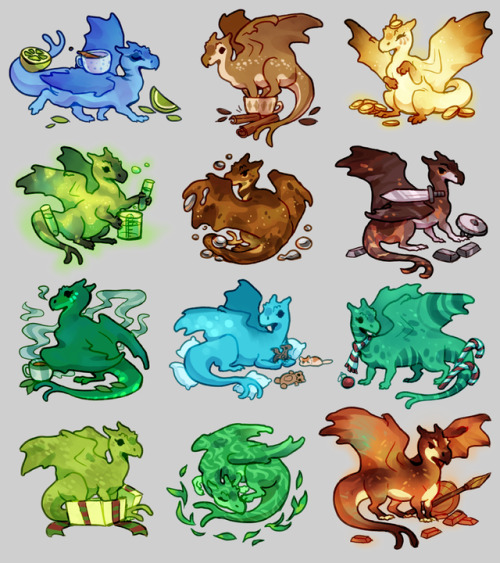 peregyr: teeny tiny dragons. gifts for Pern RP buddies