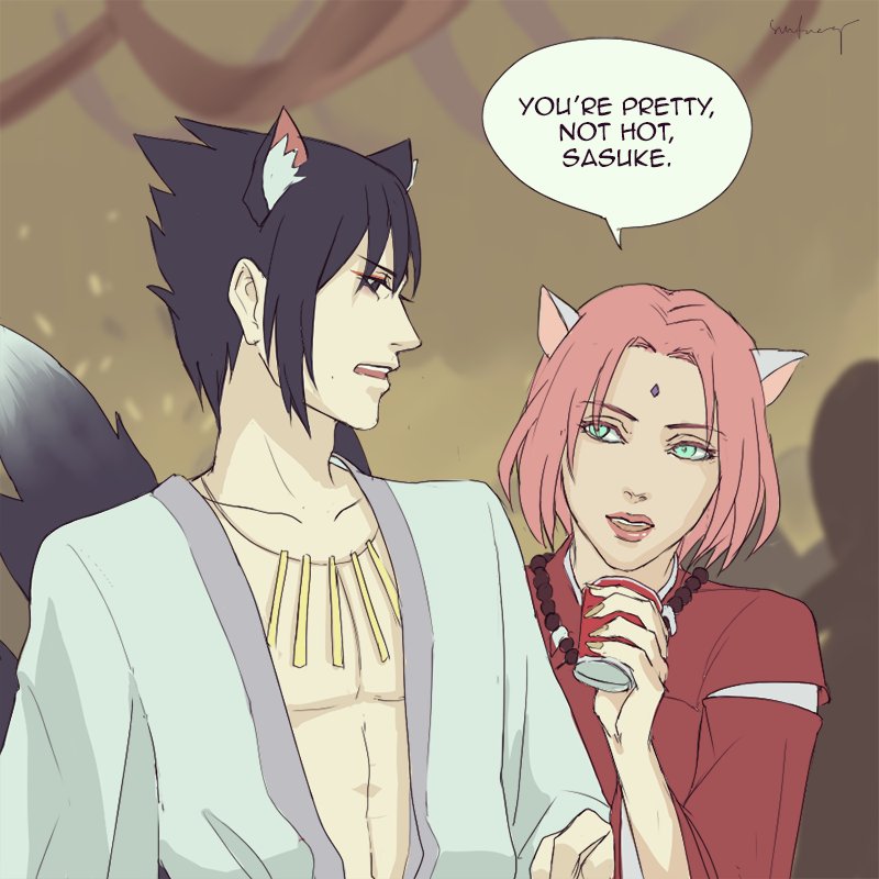 surfacage:  in which itachi and shisui actually arrive at the halloween party, and