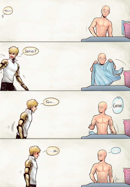 Couple 03- Saitama x Genos  …(/&gt;v&lt;)/ ~ &lt;3 OPM hell here I come.Cheers~!