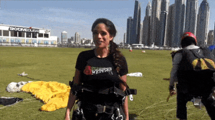 Fit Life: Michelle Lewin - Skydive in Dubai  (x)