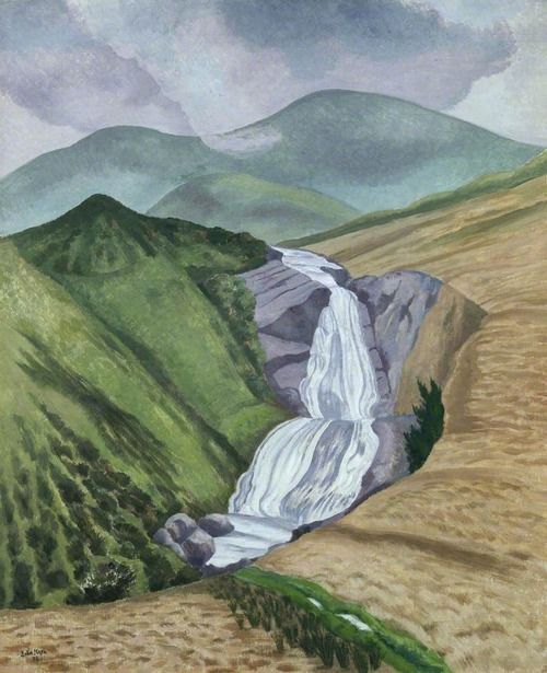 John Nash (English 1893-1977) Skye 1974. Oil on canvas.