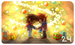 feradoodles: 24 (Christmas!~) I’m a day late, but who cares since it’s still Christmas!&lt;3 Happy Holidays to everyone!! Ash and Gary have already found the best of gifts; each other&lt;3 