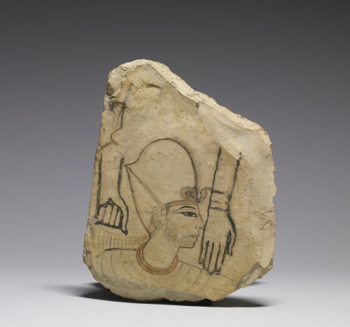Snippets in StoneHere are two unusual stone fragments. The object at the top is an “ostrakon&r