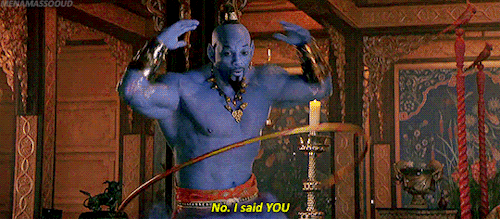 mena-massoud:“When you’re Genie, somebody always wants something from you.”