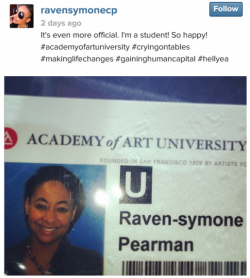 bel-imperia:  reggae-airhorn:  midniwithmaddy: Actress Raven Symone enrolled in college for art classes. Here are some of the sketches and artwork she posted.   This my school :o  UGGGH dream person 