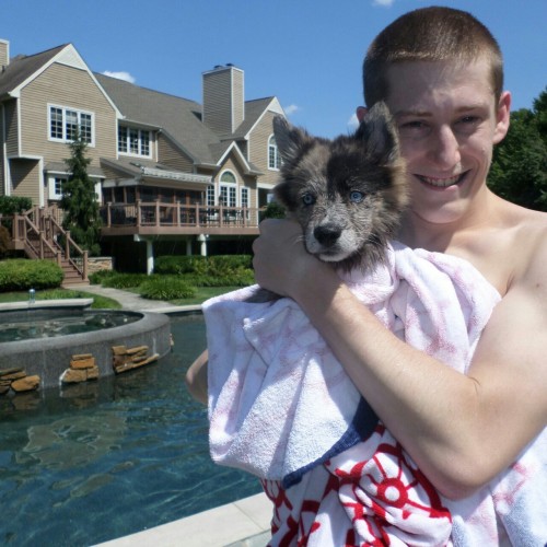 Just got done first day swimming! Check out more at www.pomskyprincess.com