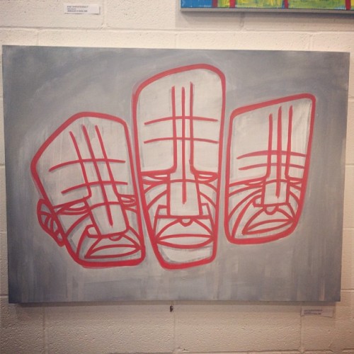 The Final New Piece From The Show #3amigoschs With My Buddies @shtexclamation @protonfactories And @badjonphoto