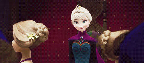 clarabosswins:  the way elsa covers her mouth when she laughs with anna (ﾉ◕ヮ◕)ﾉ*:･ﾟ✧✧