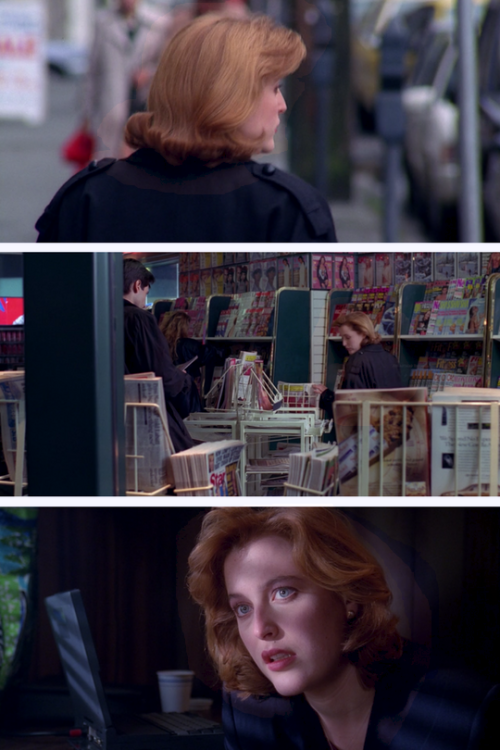 Scully being beautiful in my X Files rewatch 1/∞E.B.E Season 1 Episode 16