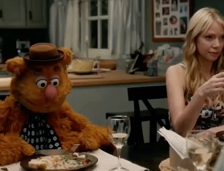 brunhiddensmusings:  graphitetroll:  its-pronounced-eye-gor: the muppets, 1x01: “Pig Girls Don’t Cry.”  Why did they make me watch Fozzy Bear experience a micro aggression  his dating life was a lot of upward struggle  