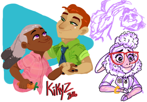 kikyz:  zootopia doodles cuz i am in love 
