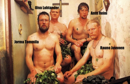 HIGHLIGHT: Jorma Tommila, Rauno Juvonen, Antti Reini and Oiva Lohtander frontal naked in JOULUB