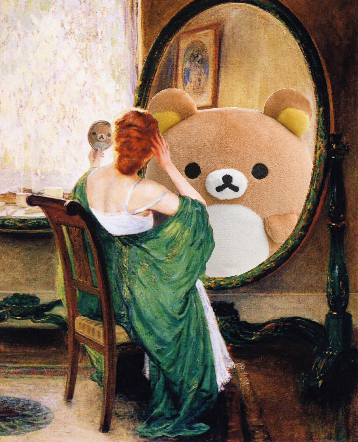 sournymph:The Green Mirror (1911), Guy RoseRilakkuma adult photos