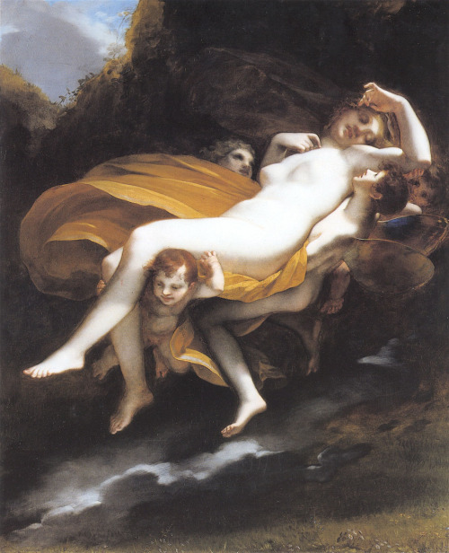 Psyche Carried off by the Zephyrs by Pierre-Paul Prud'hon (1758-1823), 1808, oil on canvas