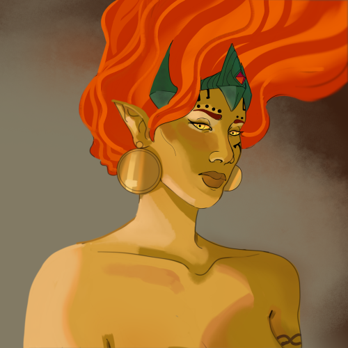 merid-nuda:All I do is eat hot chip and draw elves in dramatic lighting