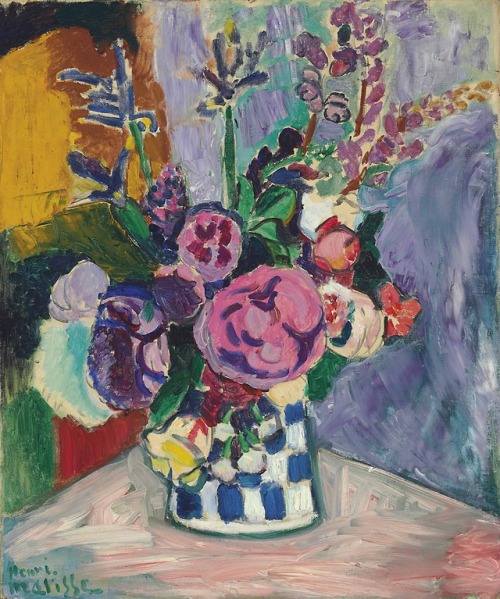 Henri Matisse - Les Pivoines, 1907. Oil on canvas