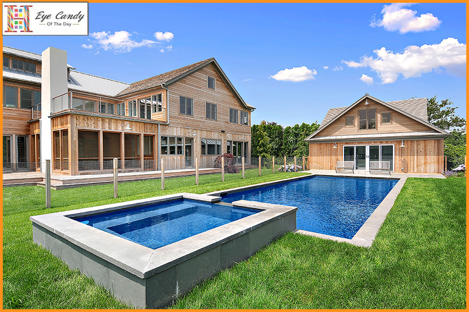 EYE CANDY OF THE DAY: INVITING YOU TO DIVE IN
That pool looks so refreshing we can almost taste it. The sparkling blue waters await you at a newly completed Bridgehampton residence complete with a heated pool and adjacent pool house on 1.5 acres of...