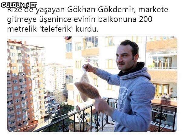 Rize'de yaşayan Gökhan...