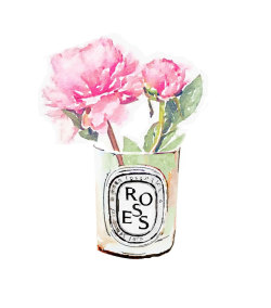canvaspaintings:  Diptyque Candle Pink Rose