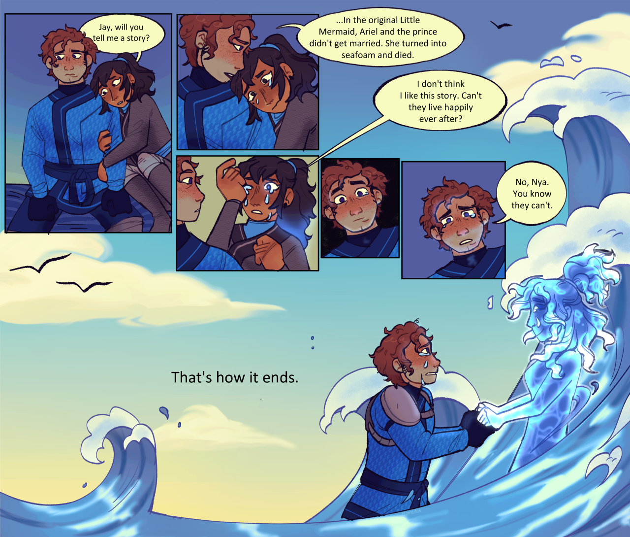 LOVE IS THE PROPHECY And the tide it takes me away from you And it
