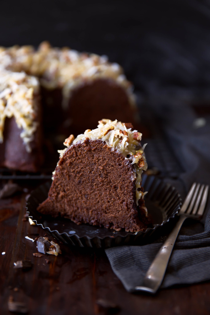 Light german chocolate cake