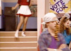 savedbythebellsabrina:   Kelly Kapowski in every episode - Cream for a day  
