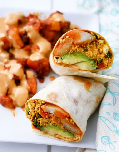 Savory Vegan Breakfast Round UpVegan Breakfast Burrito With Chipotle Tahini SauceVegan Breakfast Cas