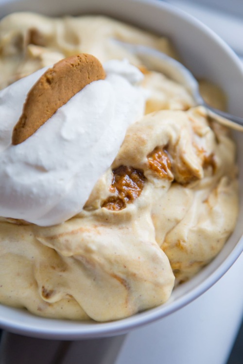 sweetoothgirl: PUMPKIN GINGERSNAP BANANA PUDDING