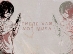 kuchen-ackerman:  Kenny: “There wasn’t much I could teach him but… we started with holding knifes”Levi Ackerman - Chapter 69