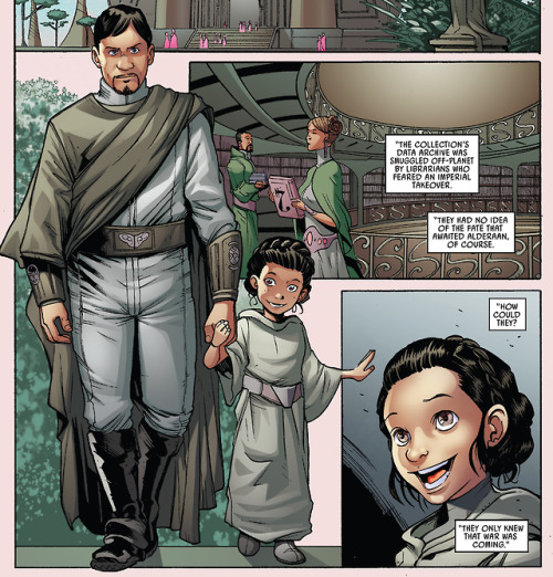 lesbian-hawke: bail and baby leia are in today’s poe comicand they went to the library together, tha