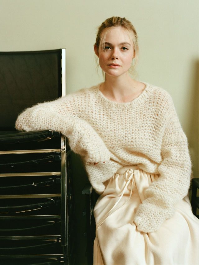 Elle Fanning for W magazine, December 2023