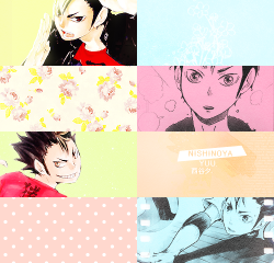 zetsueen:   Karasuno’s Guardian Deity, Nishinoya Yuu. | for her.  